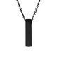 3D Engraved Bar Necklace - Personalized Elegance 