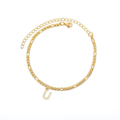 Bracelet avec initiale personnalisée – Élégance sur mesure